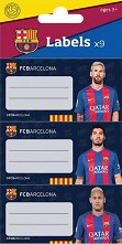 Етикети за тетрадка - ФК Барселона - 