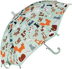 Детски чадър Rex London - Котки - чанта