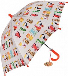 Детски чадър Rex London - Животни - топка