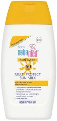 Sebamed Baby Multi Protect Sun Milk SPF 50 - тоалетно мляко