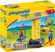 Детски конструктор - Playmobil Строителен кран - 