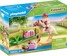 Фигурка - Playmobil Немско пони за езда - 