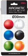 Цветни магнити за бяла дъска Deli ∅ 3 cm
