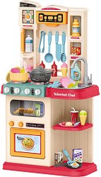Детска кухня с течаща вода и абсорбатор Little Chef - играчка