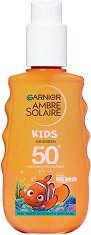 Garnier Ambre Solaire Kids Nemo Sun Protection Spray SPF 50 - шампоан