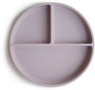 Детска силиконова чиния за хранене с три отделения - mushie - 