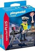 Фигурка на полицай със скоростна камера Playmobil - 