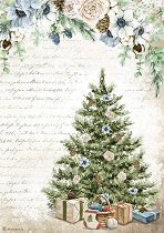 Декупажна хартия Stamperia - Коледна елха