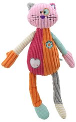 Мека играчка The Puppet Company - Розово коте - 