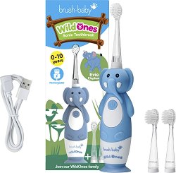 brush-baby WildOnes Elephant Rechargeable Toothbrush - 