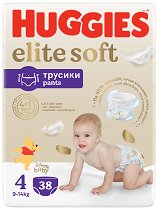 Гащички Huggies Elite Soft Pants 4 - залъгалка