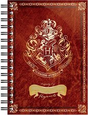 Ученическа тетрадка със спирала - Harry Potter Формат A5 с широки редове - чанта