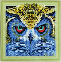 Картина за декориране с камъчета - Kъсметлийска сова