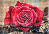 Картина за декориране с камъчета - Червена роза