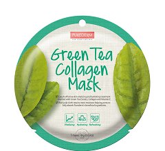 Purederm Green Tea Collagen Mask - шампоан