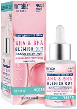 Victoria Beauty Blemish Out AHA & BHA Face Serum - дезодорант