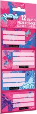 Етикети за тетрадки - Pink Butterfly - 