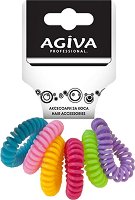 Силиконови ластици за коса Agiva - 