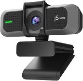 Уеб камера с двоен микрофон j5create JVU430 4K Ultra HD