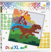 Мозайка с пиксели - Pixelhobby Динозавър Тирекс - 
