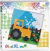 Мозайка с пиксели - Pixelhobby Трактор - 