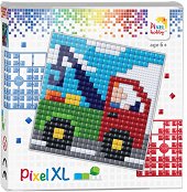 Мозайка с пиксели - Pixelhobby Камион с кран - 
