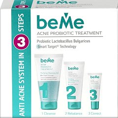 beMe Probiotic Anti Acne System in 3 Steps - 