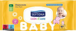 Бебешки мокри кърпички Septona - шампоан