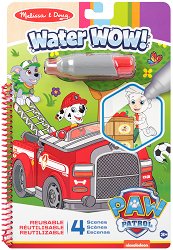 Книжка за оцветяване с вода - Маршал - играчка