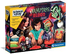 Научна лаборатория Clementoni - Вампири и кръв - играчка