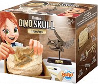 Изкопай череп на динозавър Buki France - Трицератопс - образователен комплект