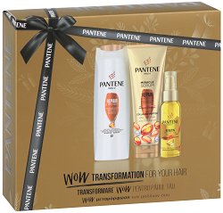 Подаръчен комплект Pantene Pro-V Repair & Protect - парфюм
