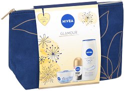 Подаръчен комплект с несесер Nivea Glamour - продукт
