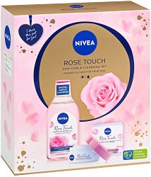 Подаръчен комплект Nivea Rose Touch - 