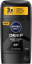 Nivea Men Deep Black Carbon Anti-Perspirant - душ гел