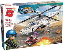 Детски конструктор Qman - Нападателен хеликоптер - 