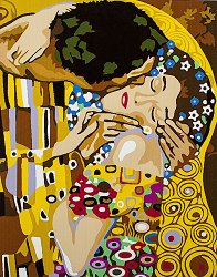 Рисуване по номера - Целувката на Густав Климт