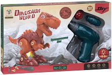 Играчка за сглобяване Dinosaur world - Динозавър T - Rex - 