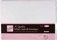 Картончета за картички c пликове - Бели