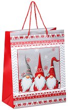Хартиена подаръчна торбичка Unic Art - Коледни празници - продукт