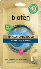 Bioten Hyaluronic Gold Replumping & Smoothing Mask - дамски превръзки