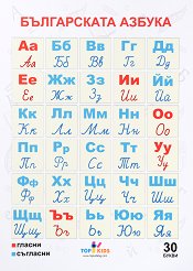 Учебно табло: Българската азбука - 