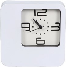 Настолен часовник Cube White