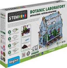 Детски конструктор Engino - Ботаническа лаборатория 4 в 1 - играчка