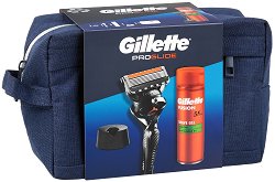 Мъжки подаръчен комплект с несесер Gillette ProGlide - 