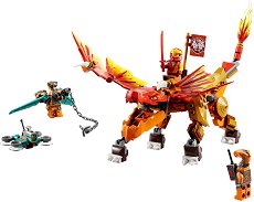 LEGO Ninjago - Огнения дракон на Кай EVO - играчка