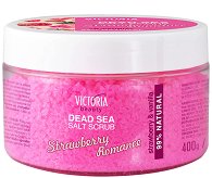 Victoria Beauty Dead Sea Salt Scrub Strawberry Romance - 