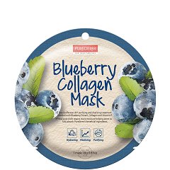 Purederm Blueberry Collagen Mask - душ гел