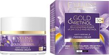Eveline Gold & Retinol Anti-Wrinkle Firming Cream 50+ - 