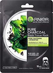 Garnier Pure Charcoal Black Tissue Mask - 